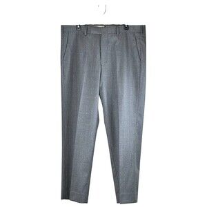 Hertling Made in USA Light Gray Men's Wool Trousers 38 x 30